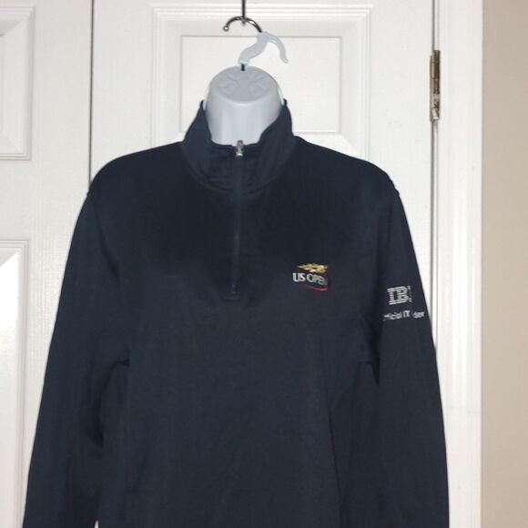 NSPOR  Performance navy blue pullover US OPEN  Sz SM - Picture 3 of 6